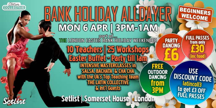 BANK HOLIDAY ALLDAYER - 6th April 2026